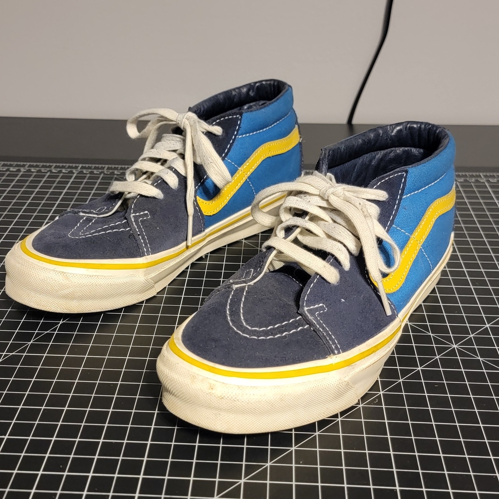 Vans Blue and Yellow Sneakers